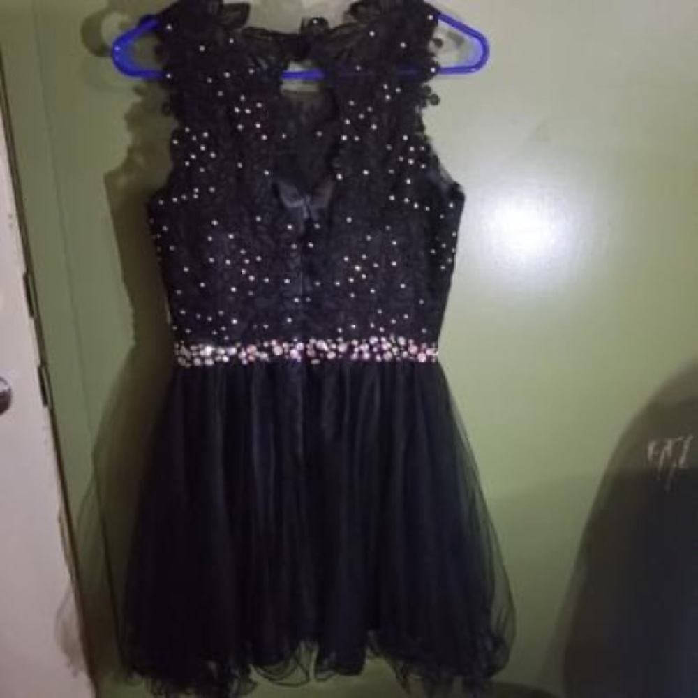 Black formal dress